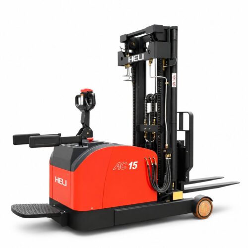 Apilador Reach Eléctrico de Litio HELI 1.500 kg - 4,5 mts - Modelo CQDM15-810