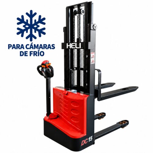 Apilador Eléctrico de Litio HELI para Cámaras de Frío 1.500 kg – 3,5mts - modelo CDD15J-LI Frío
