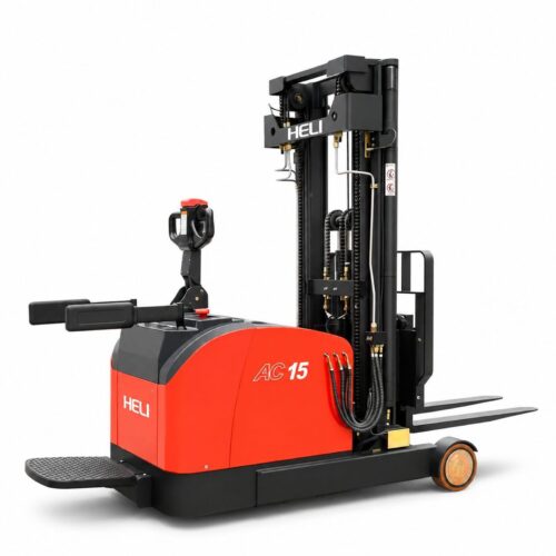 Apilador Reach Eléctrico de Litio HELI 1.500 kg – 4,5 mts - modelo CQDM15-810