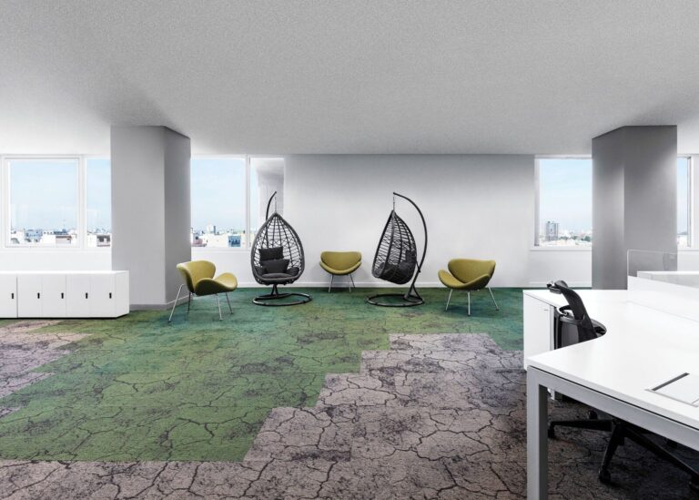 Alfombra Infinity instalada en oficina corporativa