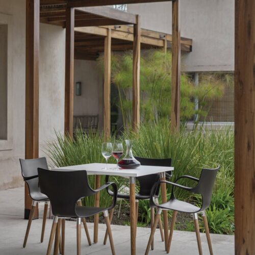 Mesa Camelia Wood Cuadrada