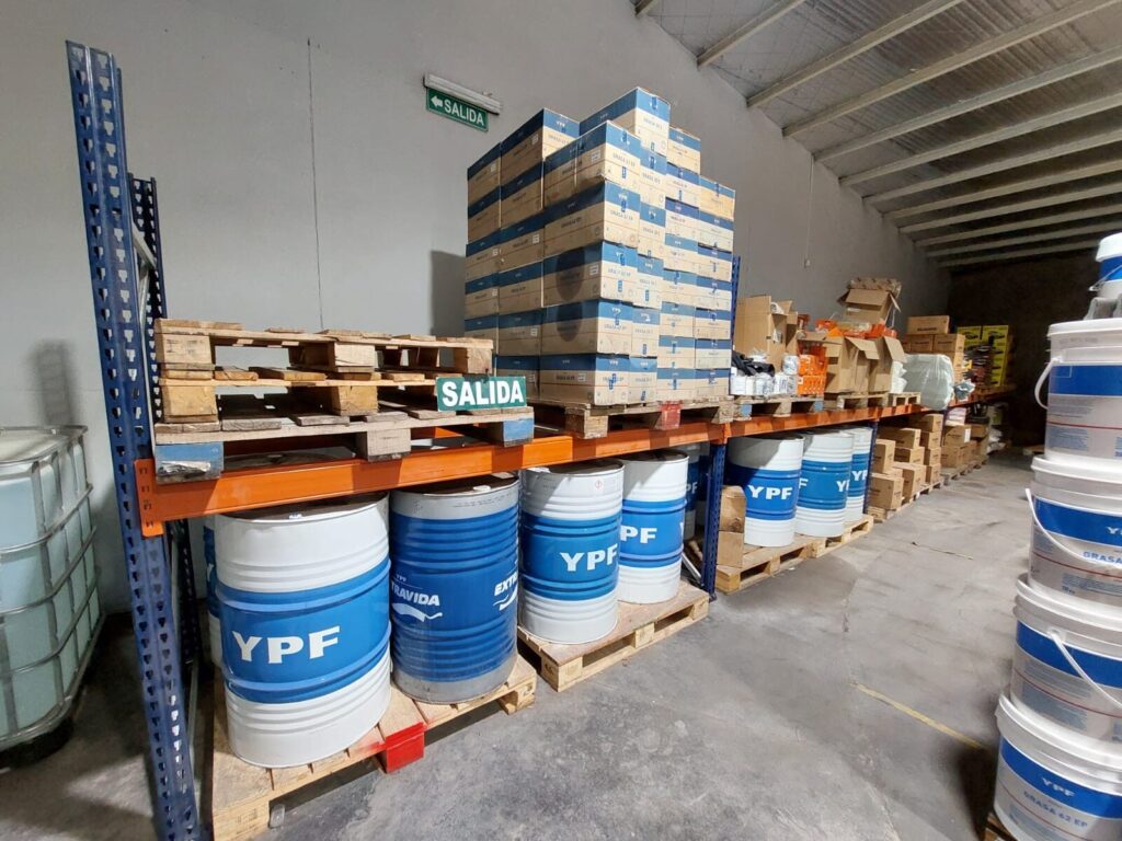 YPF – equipamiento Almacenar